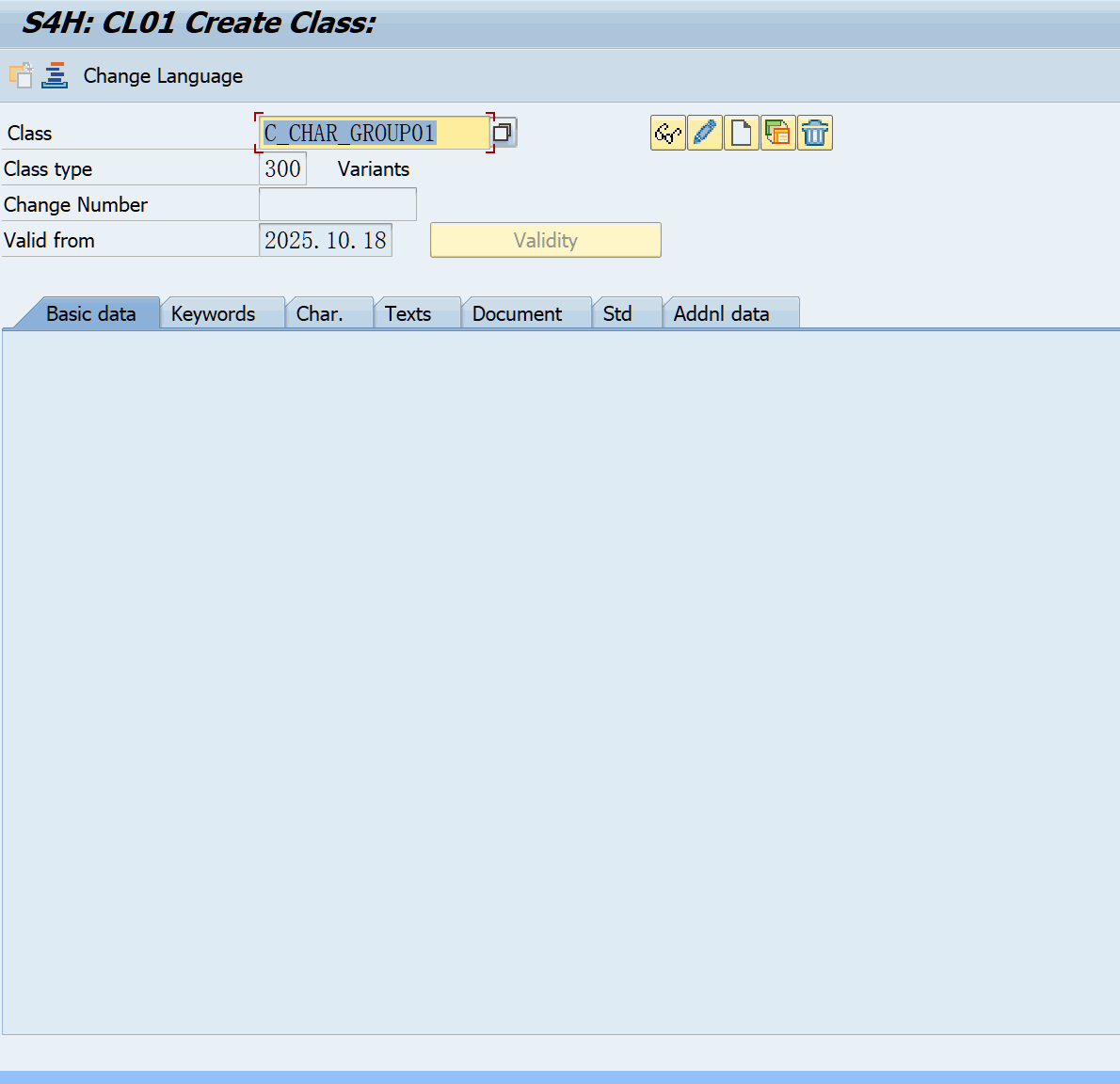 Creating a variant class in CL01
