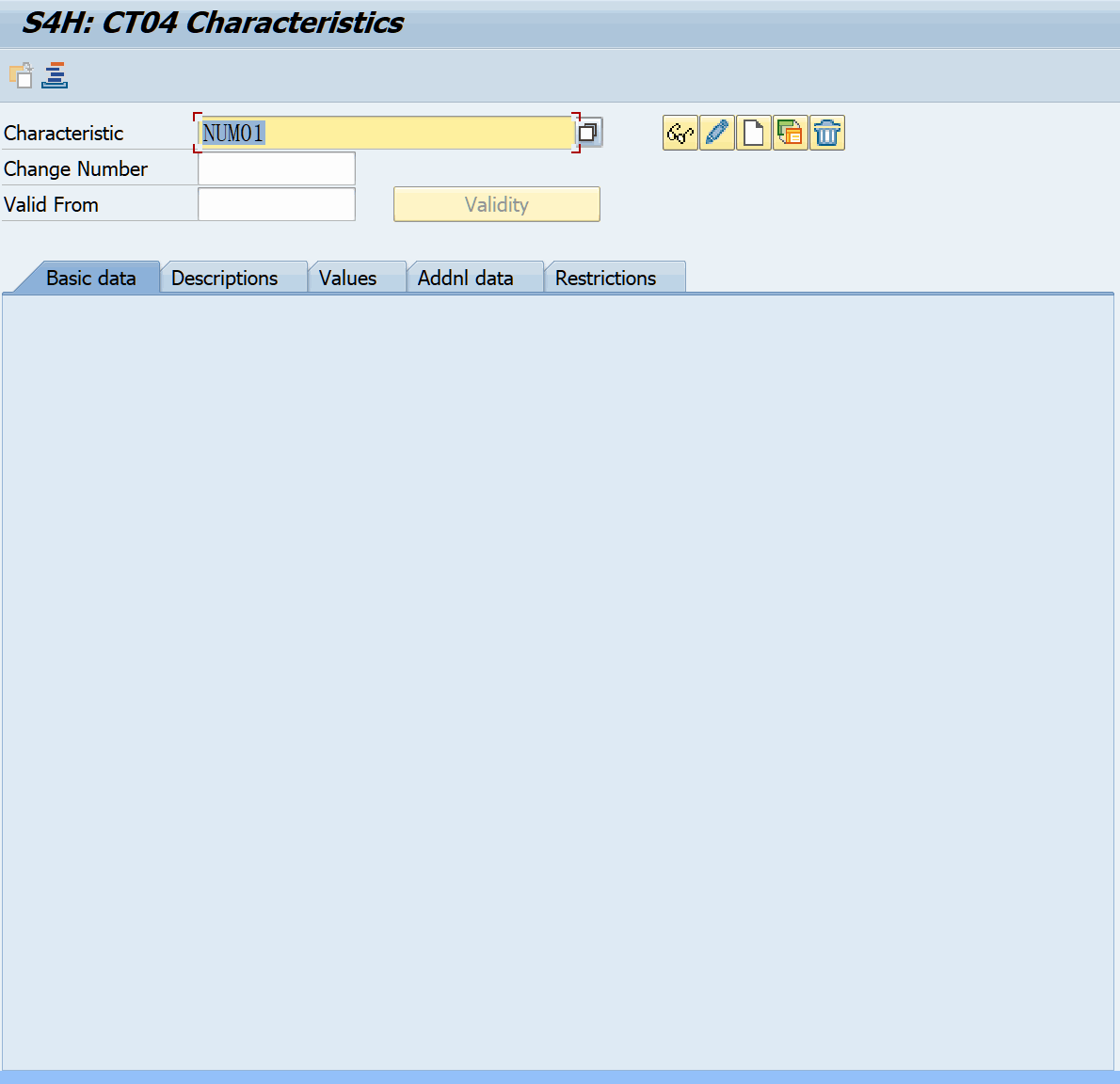 Creating a NUM characteristic with value range in CT04
